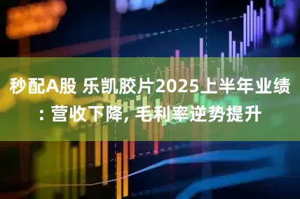秒配A股 乐凯胶片2025上半年业绩: 营收下降, 毛利率逆势提升